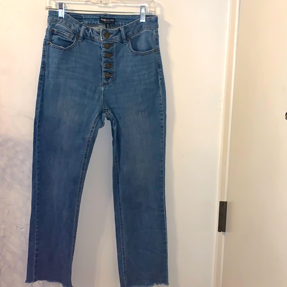 -Kenneth Cole New York Blue Jeans- Size:  6 As Is